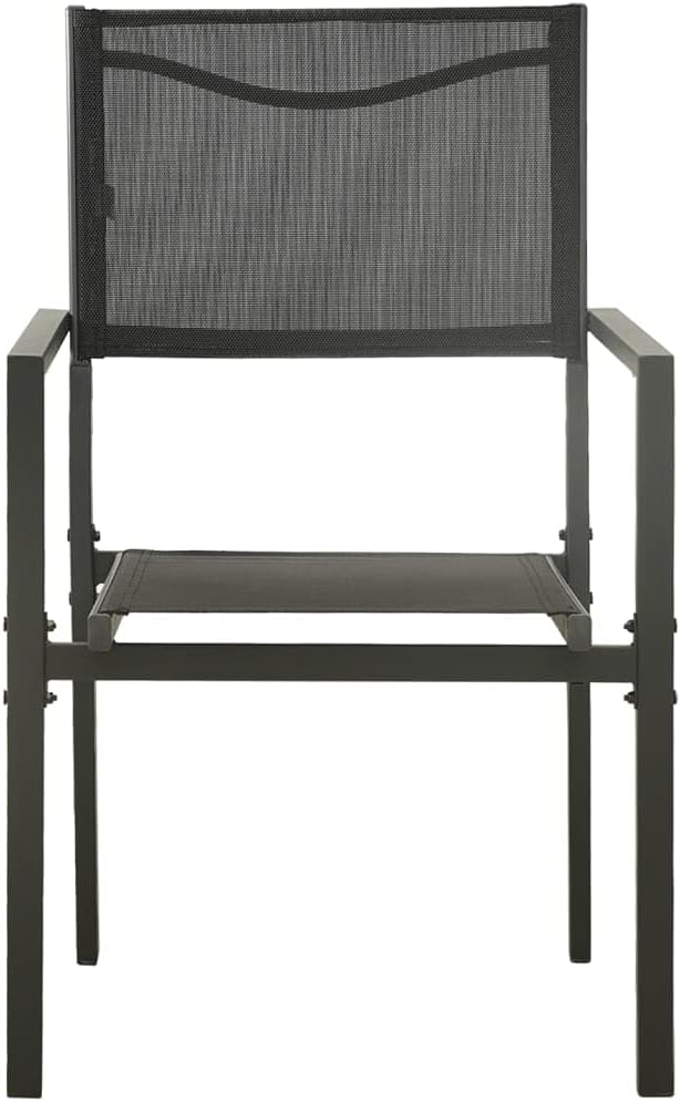 vidaXL 2X Gartenstuhl Stapelstuhl Stapelsessel Gartenmöbel Stuhl Gartensessel Stühle Essstuhl Balkon