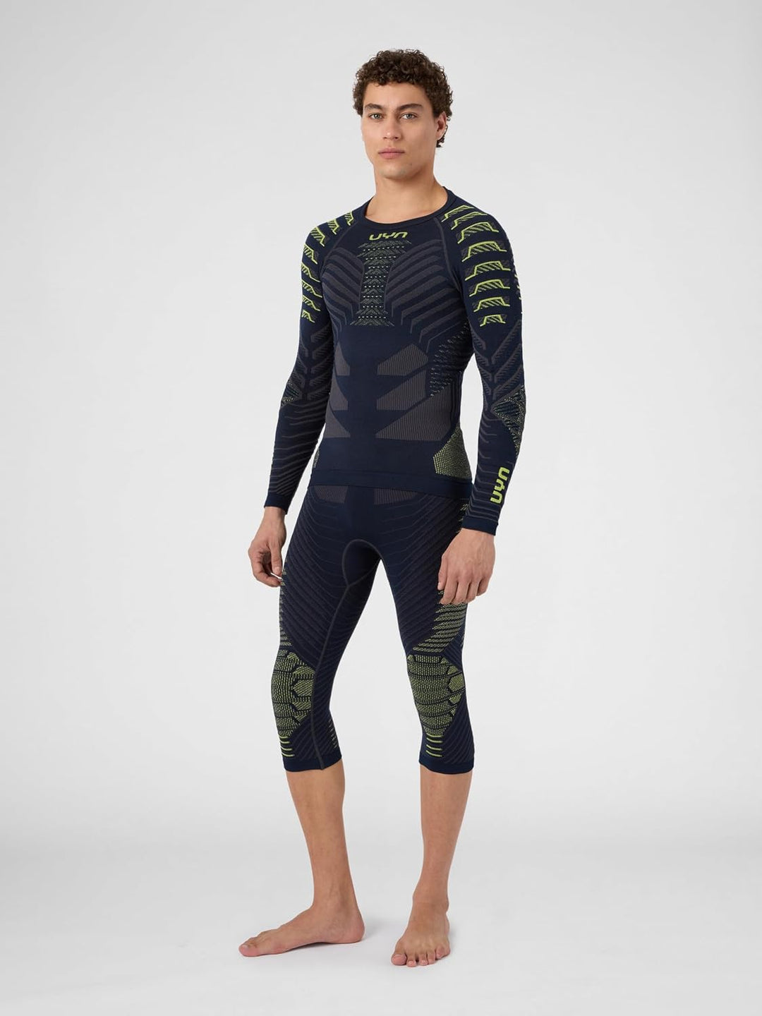 UYN Resilyon Thermoshirt Herren, Hohe Kompression, Biofaser Natex, Muskelunterstützung, Atmungsaktiv
