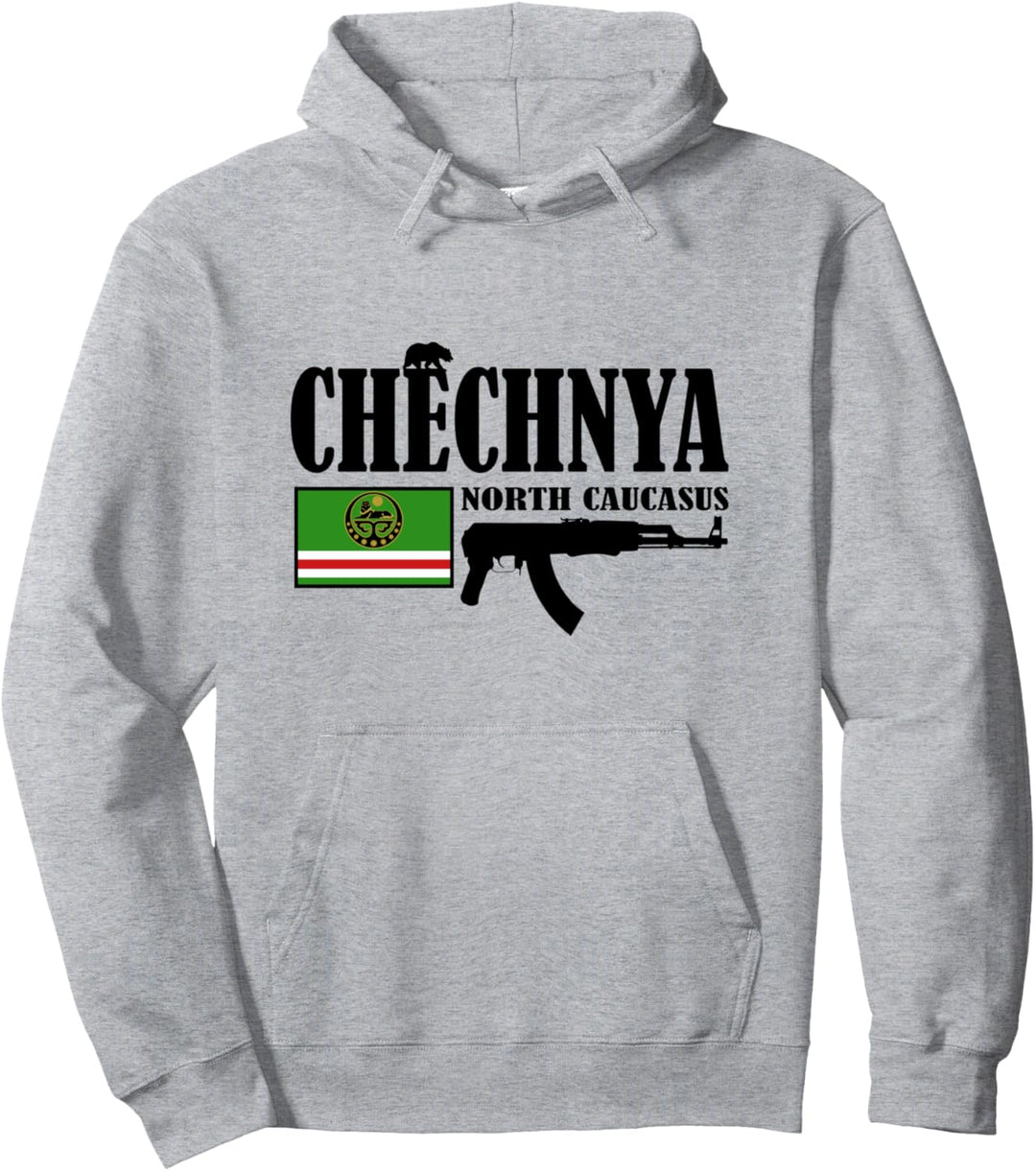 Chechnya flagge, North Caucasus, Chechen Fighter, Chechnya Pullover Hoodie