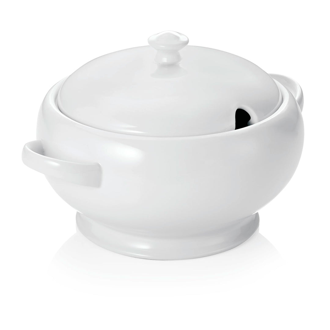 WAS 4979 251 Serie Bavaria Porzellan Terrine mit Deckel, 16.5cm Höhe, 21.5cm Durchmesser, 21.5L