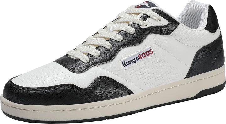 KangaROOS Unisex K-slam One Sneaker 38 EU White Jet Black, 38 EU White Jet Black