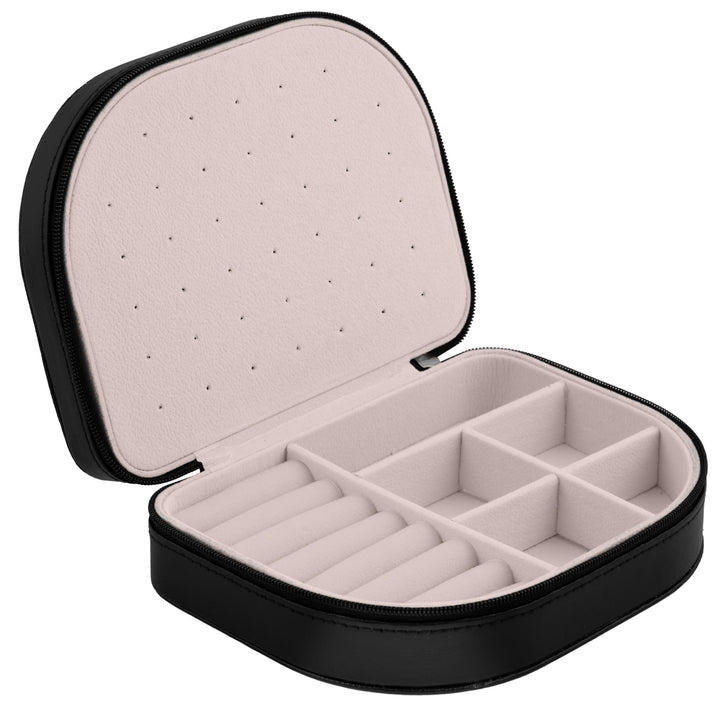 Schmuckkästchen Schmuckbox Reise Schmucketui Klein Schmuckaufbewahrung Organizer Tragbar 16,5 x 12 x