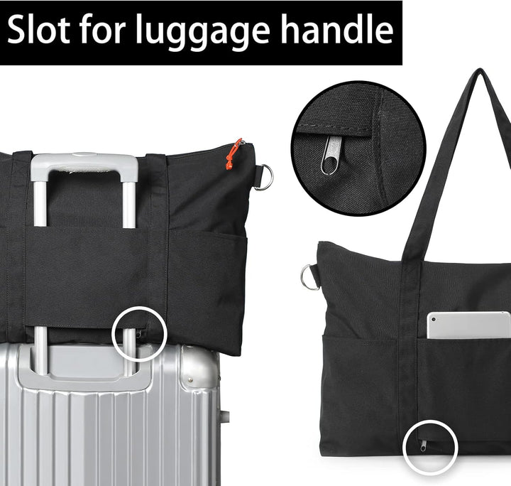 Reise Duffel Bags Damen und Herren, wasserdichte Sporttasche Übernachtungstasche Handgepäcktasche fü