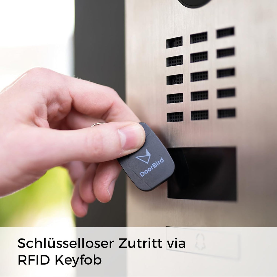 DoorBird D2102V IP Video Türstation für 2 Wohn-/Gewerbeeinheiten | Video-Türsprechanlage mit 2 Rufta