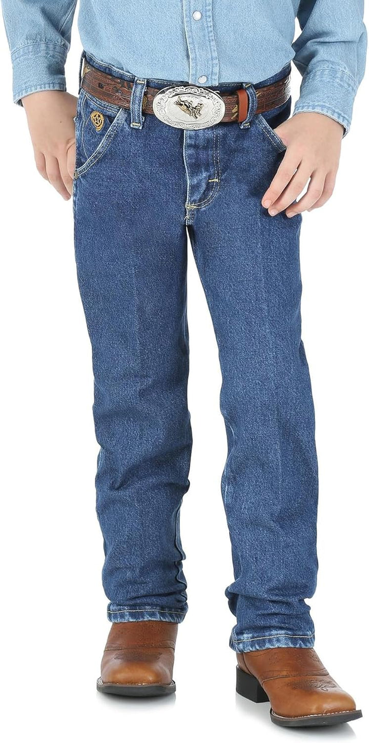 Wrangler Jungen Jeans George Strait Original Cowboy-Schnitt, Schwerer Denim-Stein, 1 Jahr