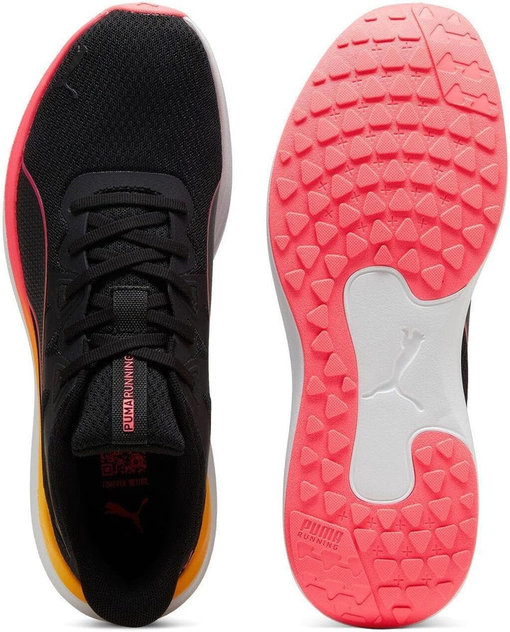 PUMA Unisex Reflect Lite Trail Road Running Shoe 37.5 EU Puma Black Sun Stream, 37.5 EU Puma Black S