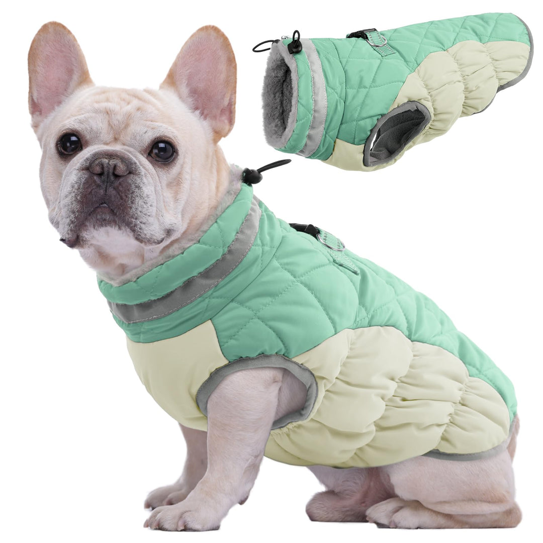 Kuoser Wärme hundemantel, Winddicht hundejacke, Reflektierend hundemantel für kleine Hunde, hundeman