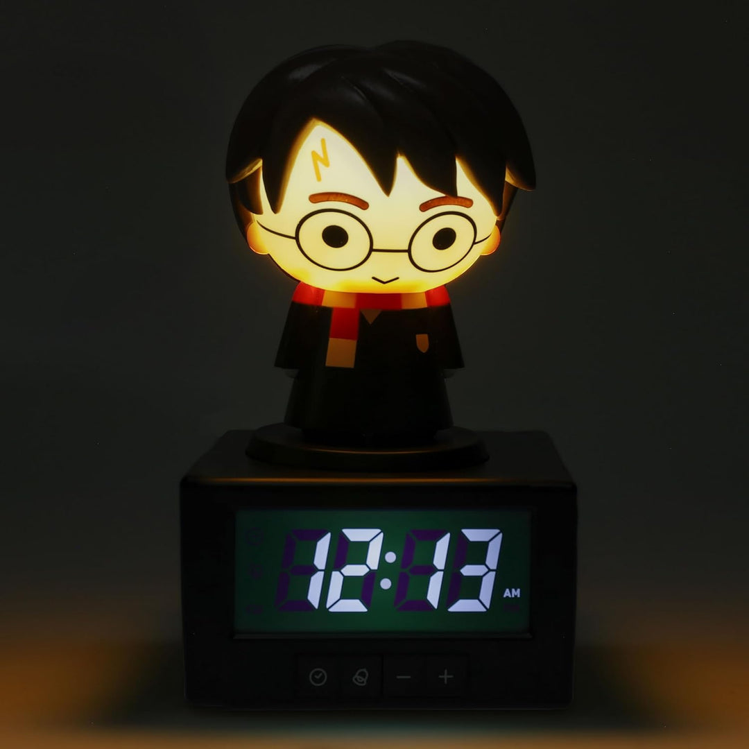Paladone Harry Potter Digitaler Wecker - Offiziell lizenziert, Stimmungslicht mit Harry, Nachtlicht