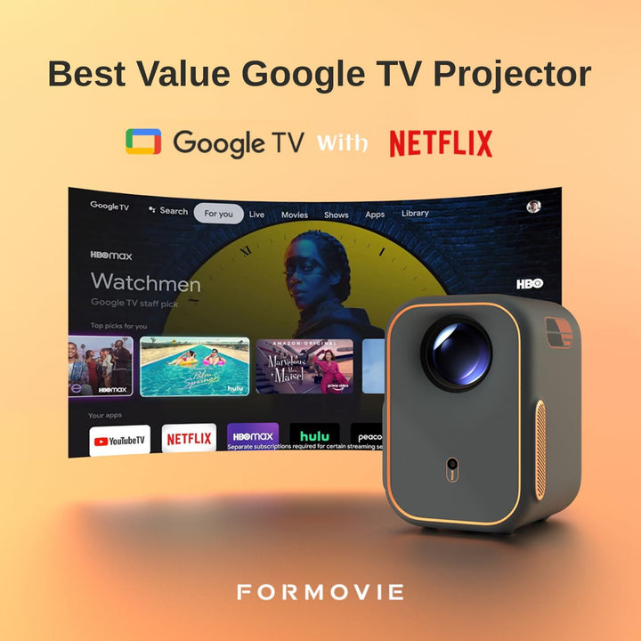 [Netflix Zertifiziert] Formovie Xming Episode One, Beamer Projektor mit WiFi Bluetooth, Netflix Goog