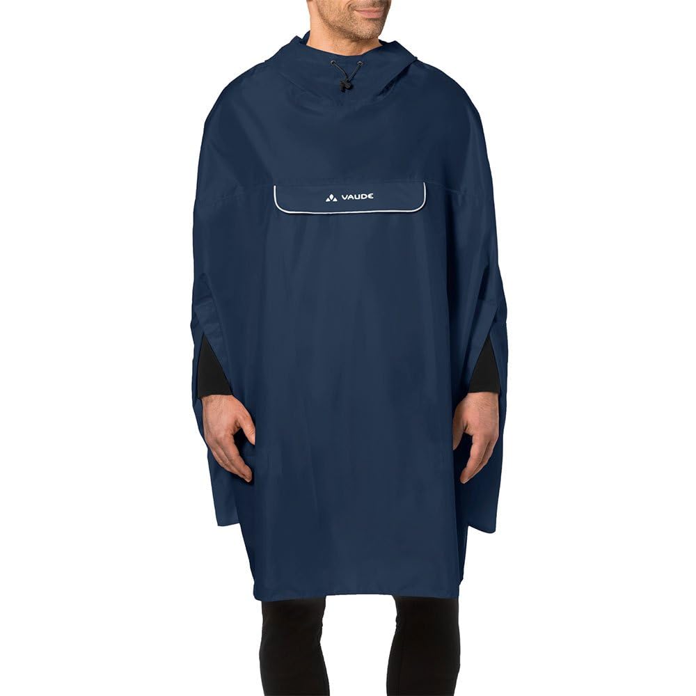 VAUDE Regenponcho Valdipino Poncho - Damen und Herren wasserdicht - Outdoorponcho Regenschutz mit in