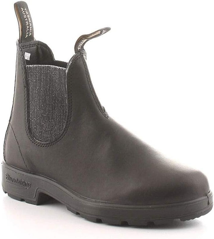 Blundstone Damen Original 500 Series Chelsea Boot 36 EU Black Silver Glitter, 36 EU Black Silver Gli
