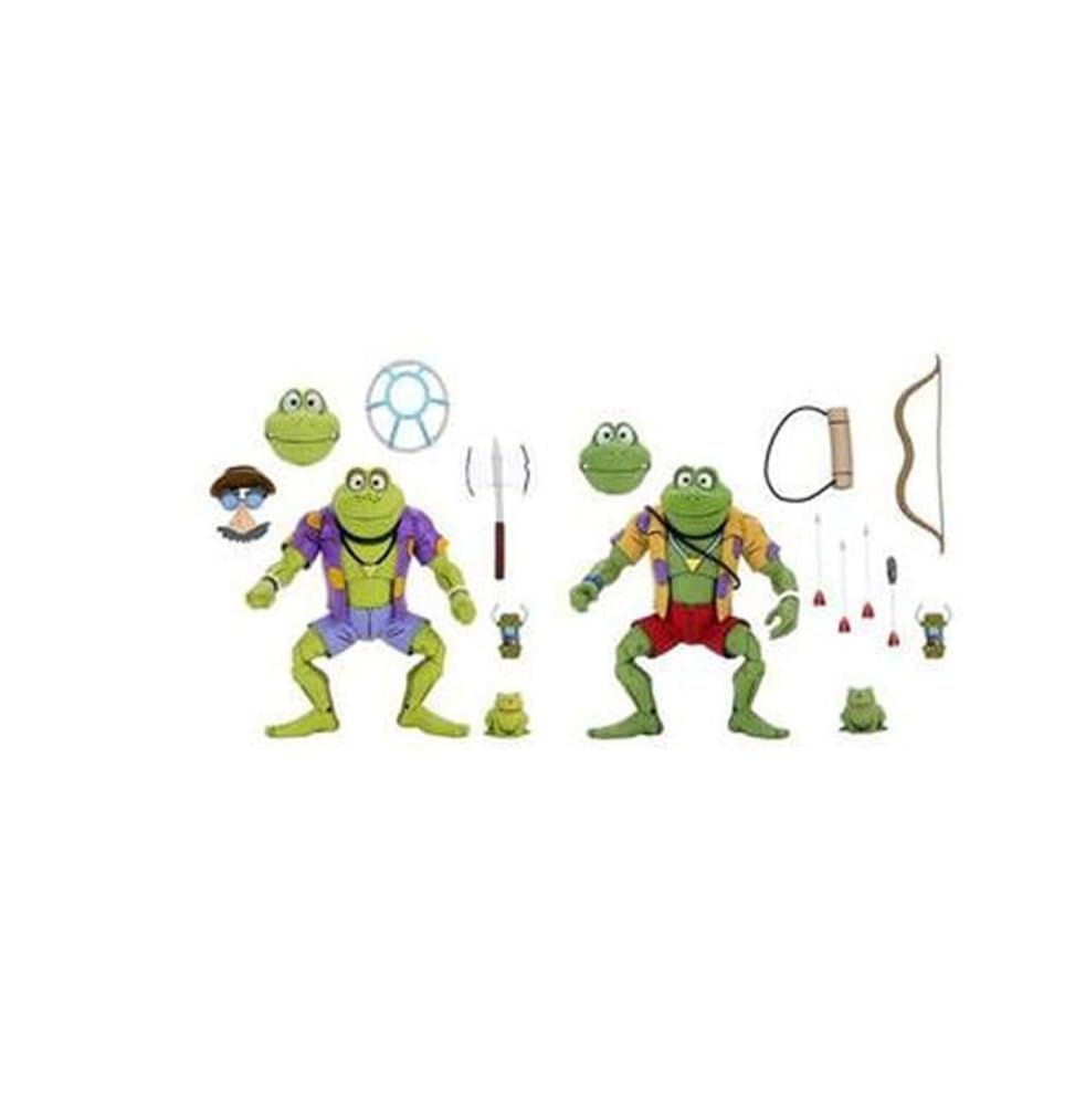Teenage Mutant Ninja Turtles Actionfiguren Doppelpack Genghis & Rasputin Frog 18 cm