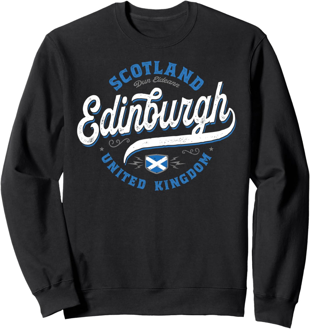 Edinburgh Schottland - Vintage schottische Reisestadt Sweatshirt