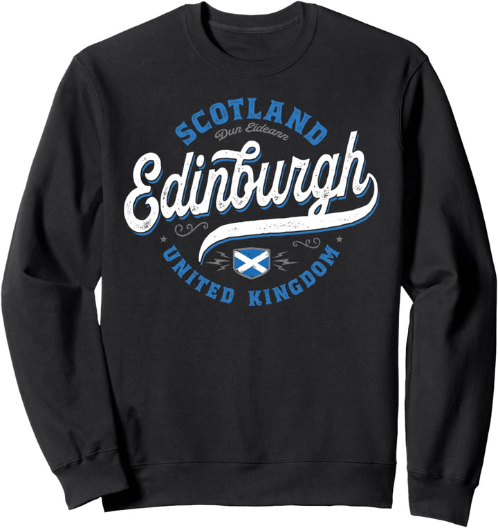 Edinburgh Schottland - Vintage schottische Reisestadt Sweatshirt
