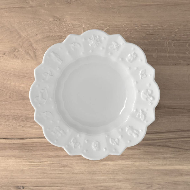 Villeroy & Boch Toy's Delight Royal Classic Suppenteller, Weiss, 6 Stück, 23,5 cm, Suppenteller