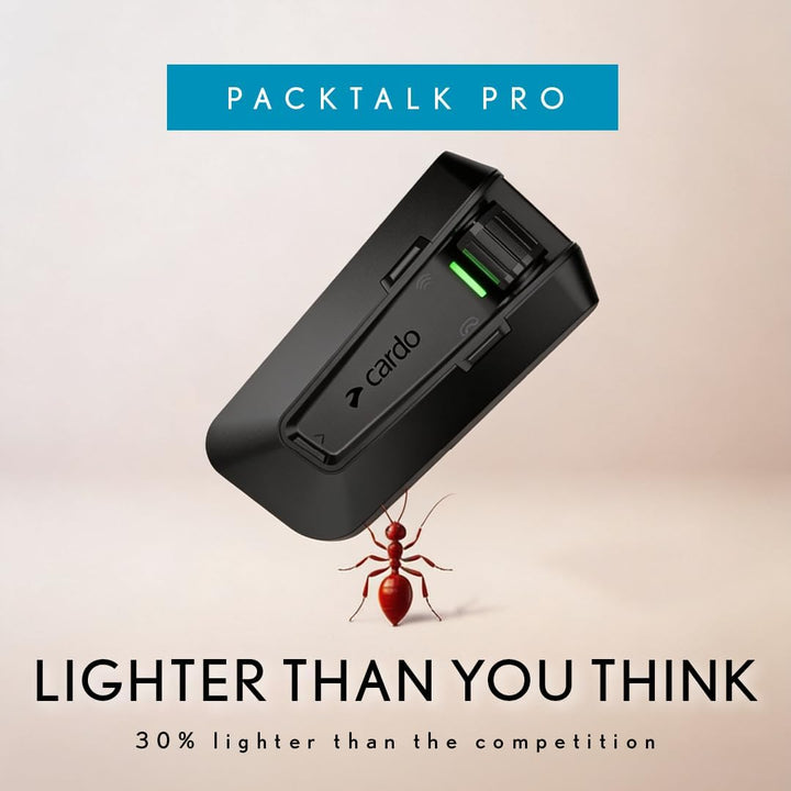 Cardo PACKTALK PRO - Single Packtalk Pro Einzelpackung Schwarz, Packtalk Pro Einzelpackung Schwarz