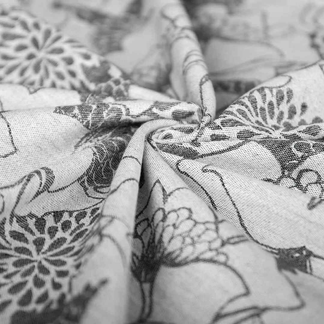 Hoppediz Ring-Sling, Baby-Tragetuch ab Geburt, Baumwolle Leinen, Design Florenz, Florenz