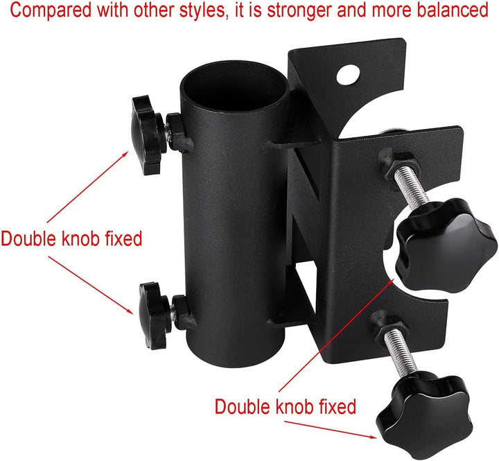 VANROUG Sonnenschirmhalter Terrasse Schirmständer Halterung Schirmständer Feste Clip Schirmklammer f