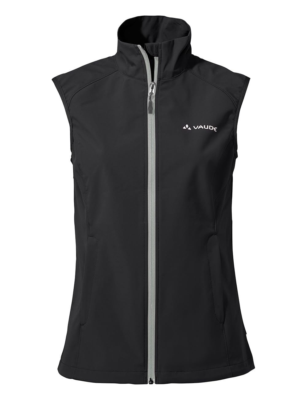 VAUDE Women's Hurricane Vest III - Softshellweste Damen - Weste zum Wandern 34 black uni, 34 black u