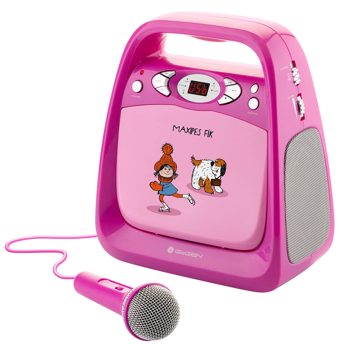 GoGEN Karaoke CD-Player I Maxipes I Bluetooth I USB Port I Karaokemikrofon I Kopfhöreranschluss I Ka