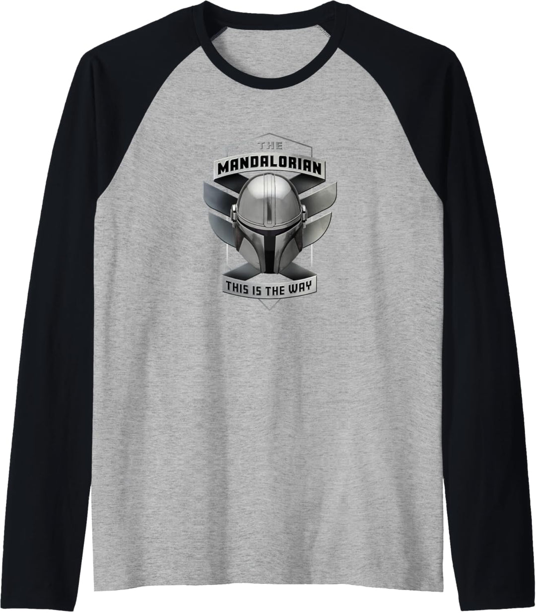 Star Wars: The Mandalorian Mandalorian Helmet Emblem Raglan