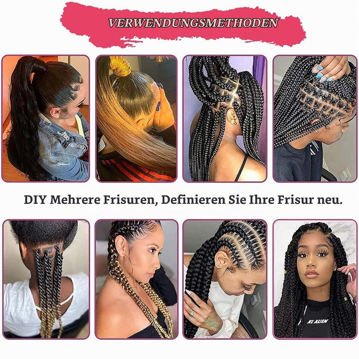 Beyond Beauty EZ Braid Pre Stretched Braiding Hair,8Packs-26 Zoll EZ Braid Professionelles Haar Yaki