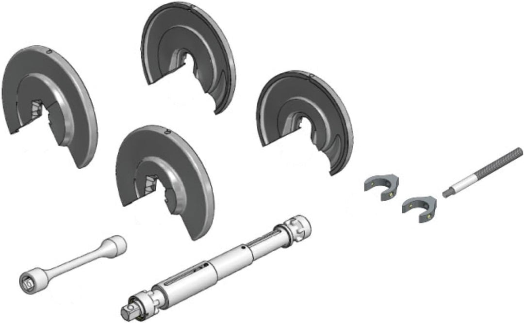 Hesselink FS-3600 I Innen-Federspanner I Industriequalität für Schlagschrauber zugelassen I Universa