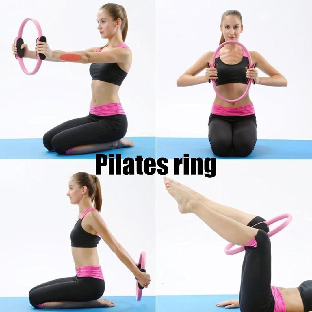 Pilates Ring Set, Pilates Essentials Kit Für Frauen, Pilate Ring Und Ball Set, Widerstandsbänder - 5