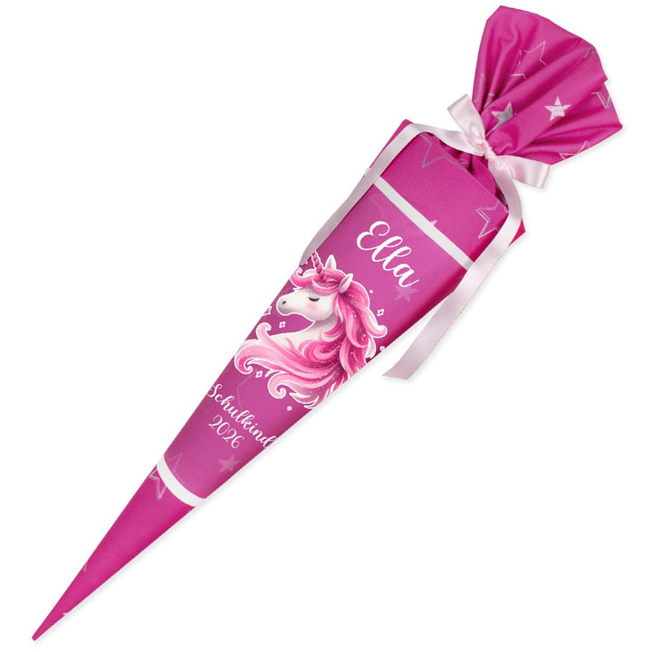 Deine Schultüte aus Stoff Kuschel Velvet Wunschmotiv individualisierbar mit Wunschname personalisier