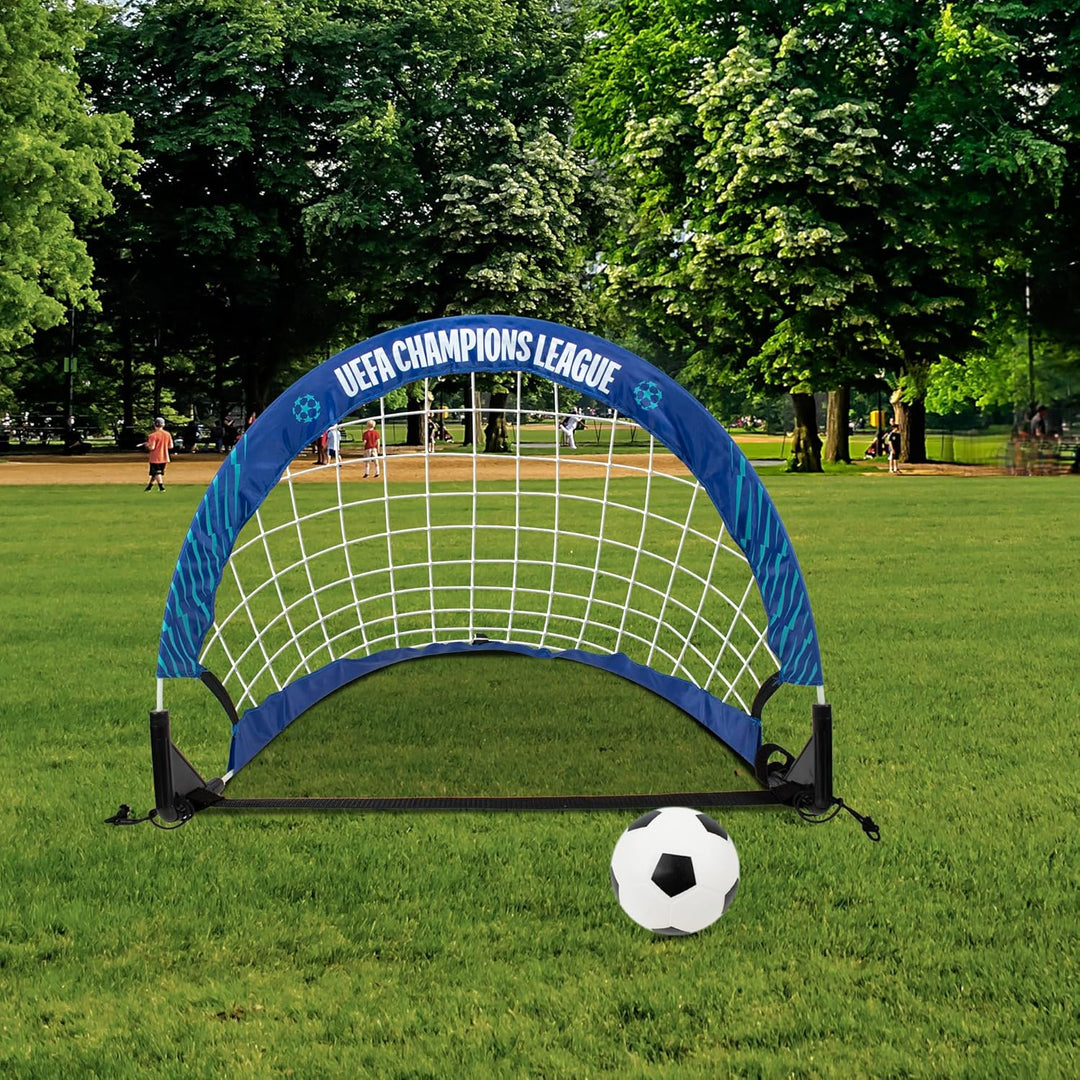 Hy-Pro Offiziell Lizenziertes UEFA Champions League Skills Tor-Set – 2 Geschicklichkeitsziele, 10,2