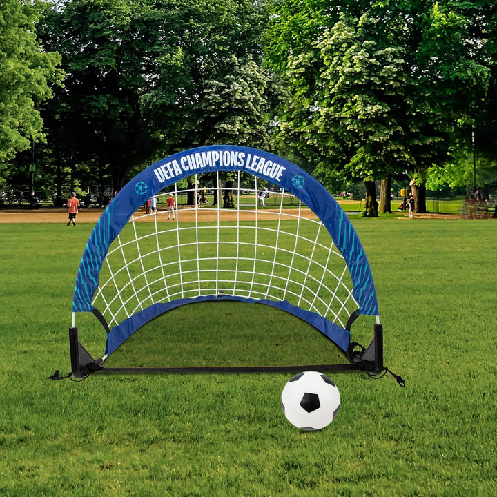 Hy-Pro Offiziell Lizenziertes UEFA Champions League Skills Tor-Set – 2 Geschicklichkeitsziele, 10,2