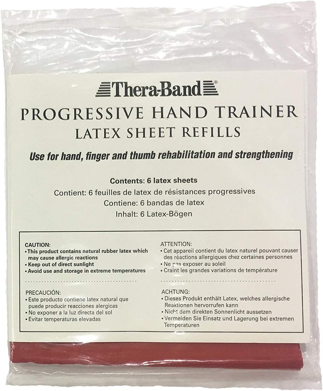 Thera-Band® Handtrainer ball rot - weich, rot - weich