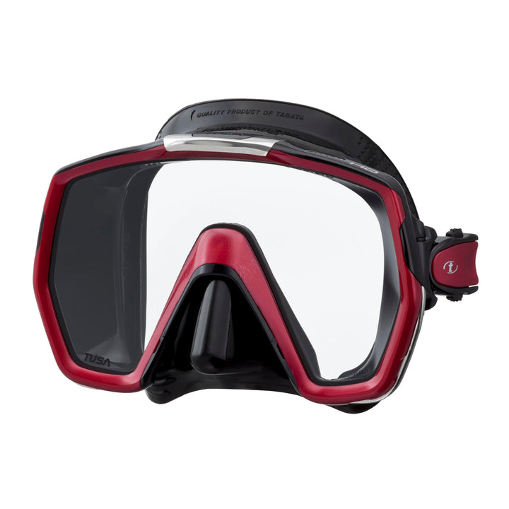 Taucherbrille Tusa Freedom HD - einglas tauchmaske schnorchelmaske erwachsene profi (M-1001) Metalli