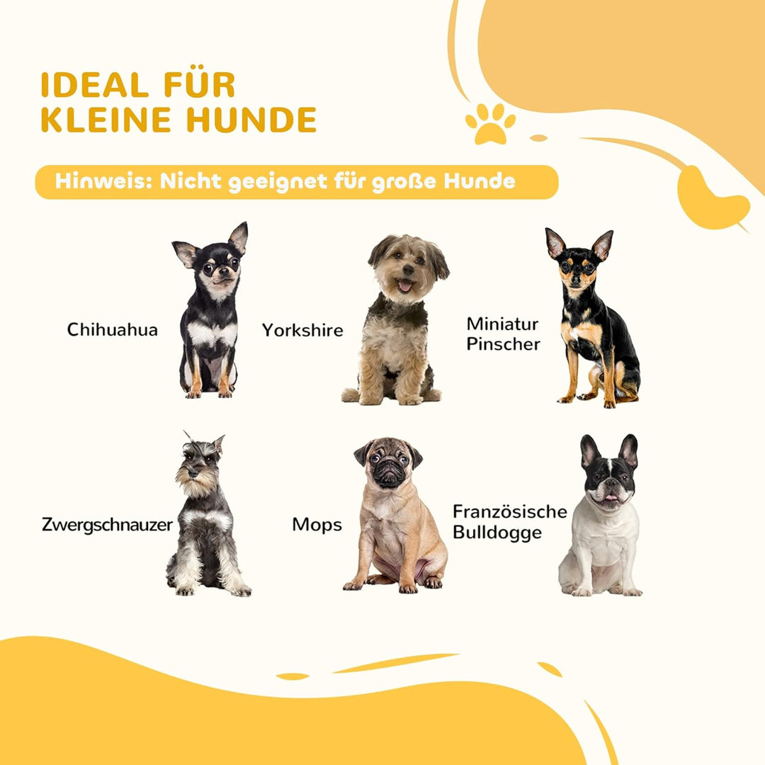PawHut Absperrgitter Hund 3-teilig, 154,5 x 61 cm Faltbar Hundegitter mit Tür, Türschutzgitter mit 2
