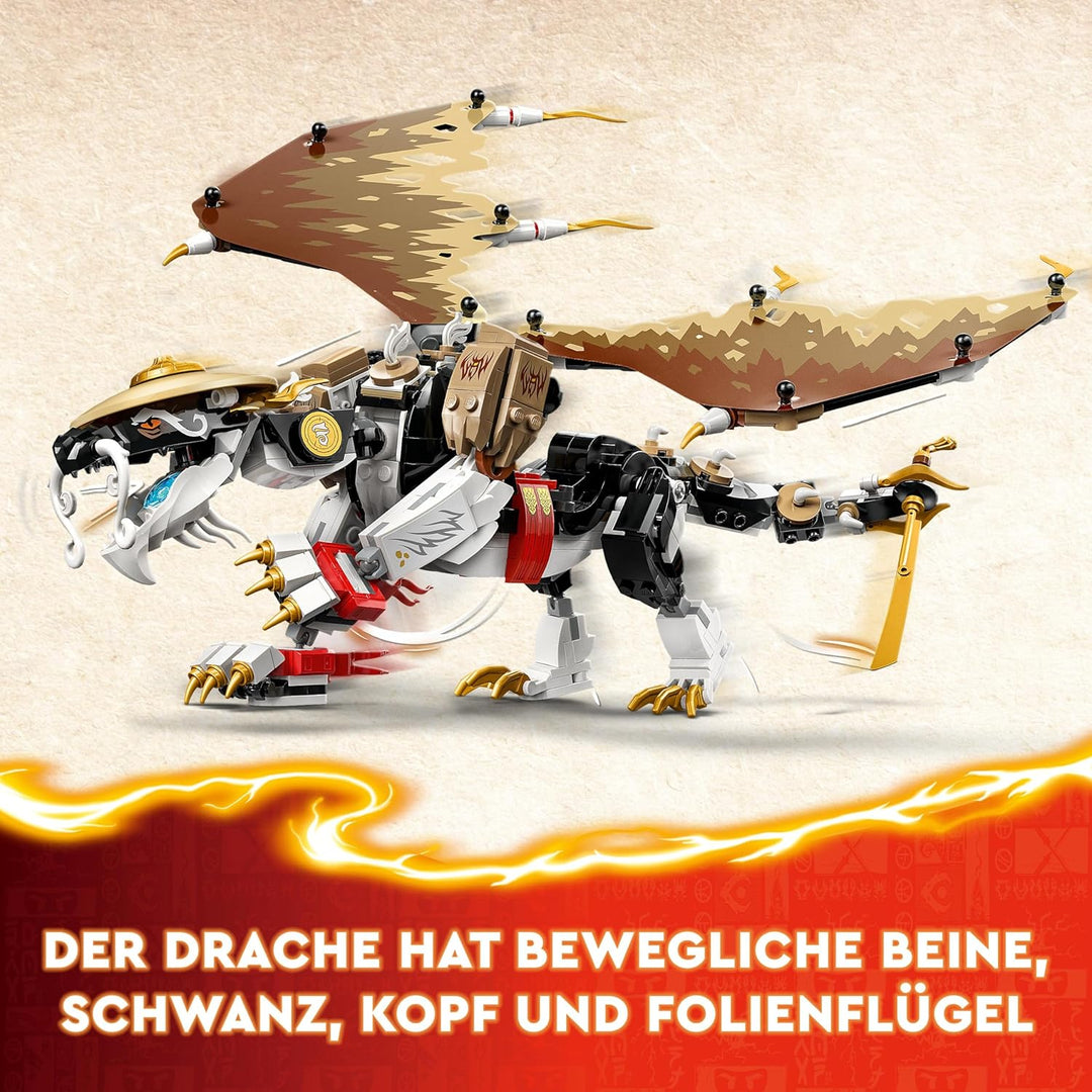 LEGO NINJAGO Egalt der Meisterdrache, Ninja-Set mit Drachen-Spielzeug & NINJAGO Riyu der Babydrache,