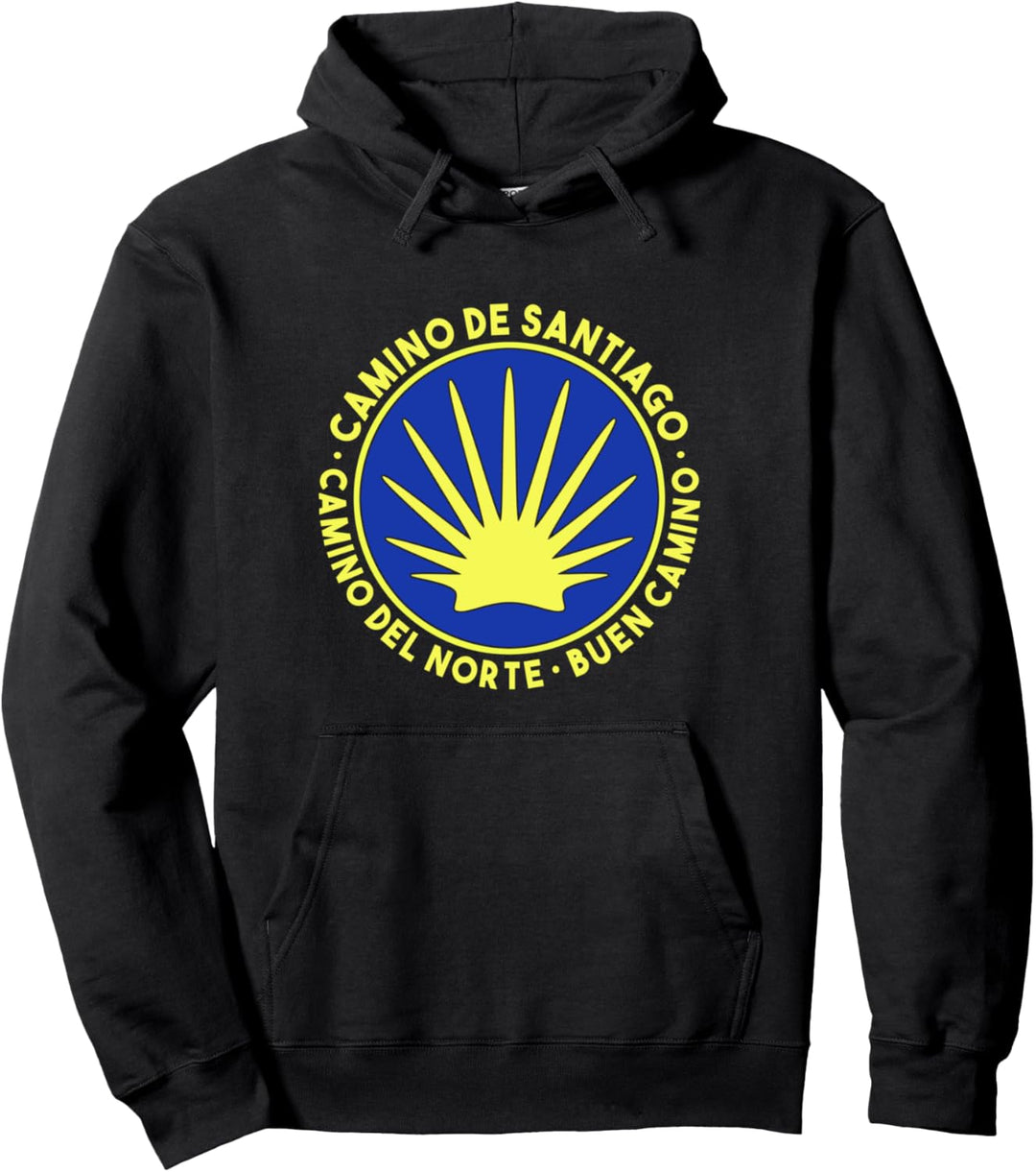 Buen Camino de Santiago de Compostela Jakobsweg Küstenweg Pullover Hoodie
