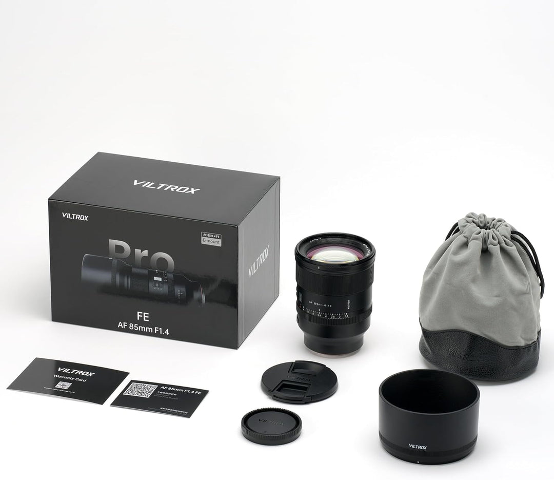 VILTROX 85mm f1.4 Pro FE, AF 85mm f/1.4 für Sony E-Mount Vollformat Autofokus Objektiv für Sony a7Ⅲ