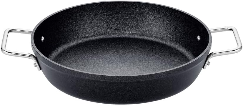 Fissler Adamant / Servier-Pfanne (Ø 28 cm) Aluminium-Bratpfanne, beschichtet, antihaftend, hoher Ran