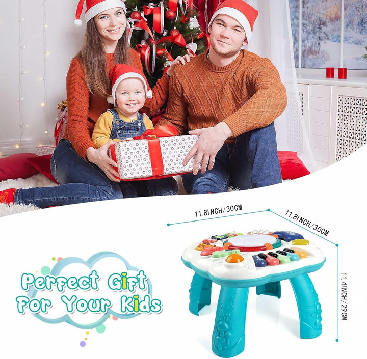 AUTOMP Aktivitätstisch für Babyspielzeug, 11-in-1-Lernspielzeug für Babys, Musiktisch Sensorisches S