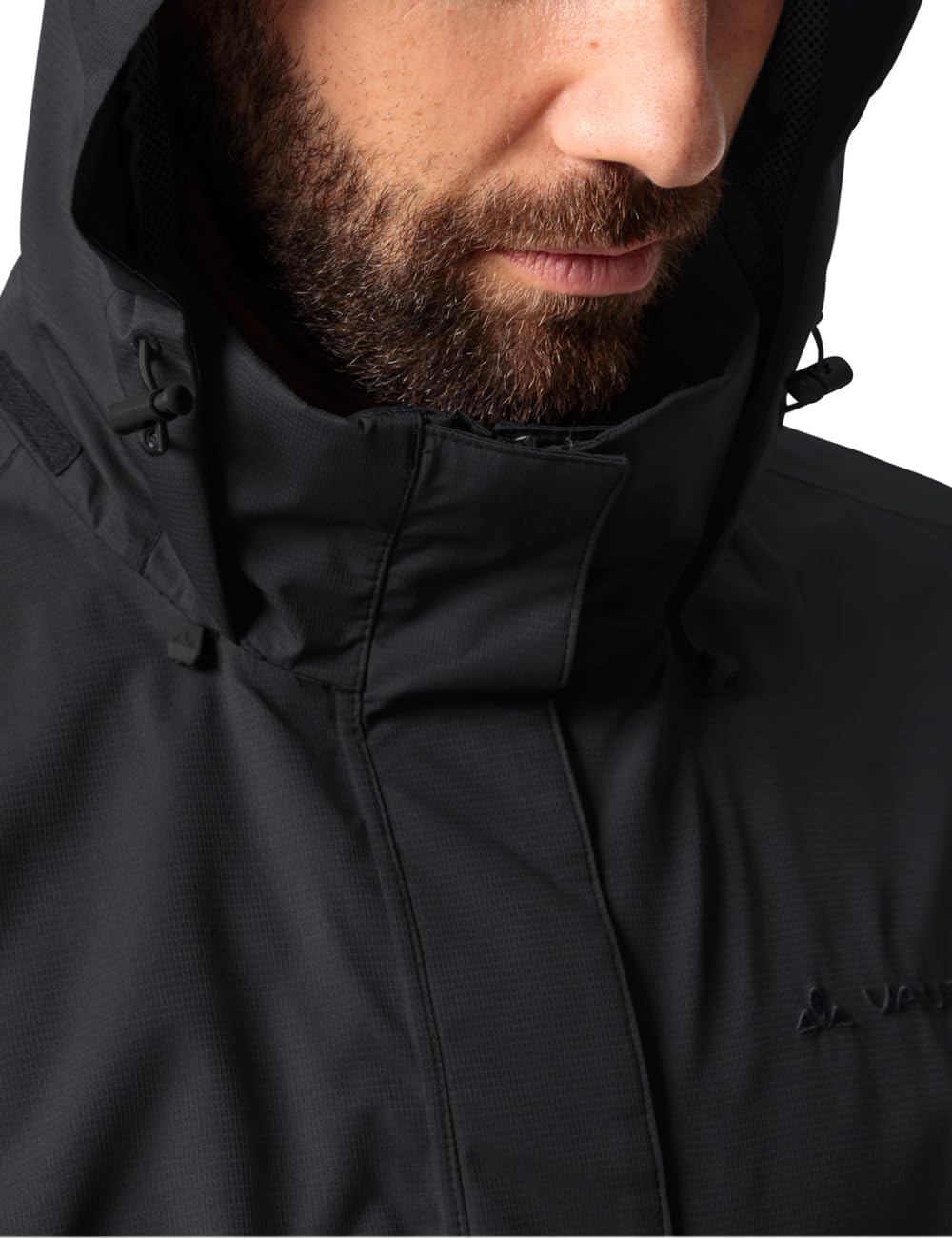 VAUDE Men's Escape Parka - Regenjacke Herren, Wasserdichter Regen-Parka aus recyceltem Polyester, 2-