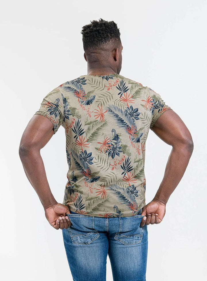 KEY LARGO Herren Mt Santa Fe Round T-Shirt S Khaki (1505), S Khaki (1505)