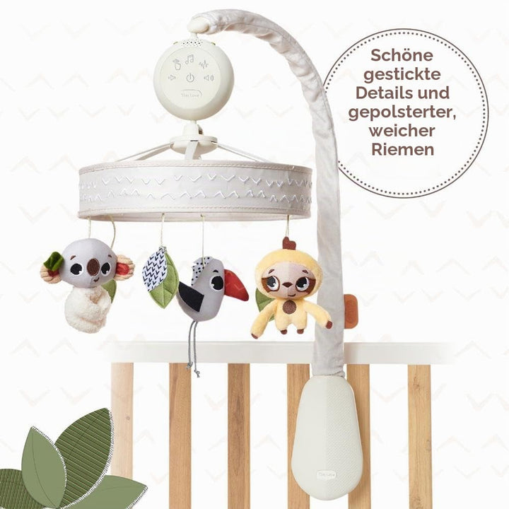 Tiny Love Boho Chic Luxe Baby-Mobile, Stylisches Mobile mit Beruhigenden Melodien, Timer und LED Lic