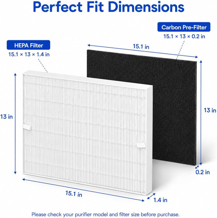 AP-1512HH Filter kompatibel mit AP-1512HH Mighty/AP-1512HHS / AP-1512HH-FP/AP-1518R / AP-1519P / Air
