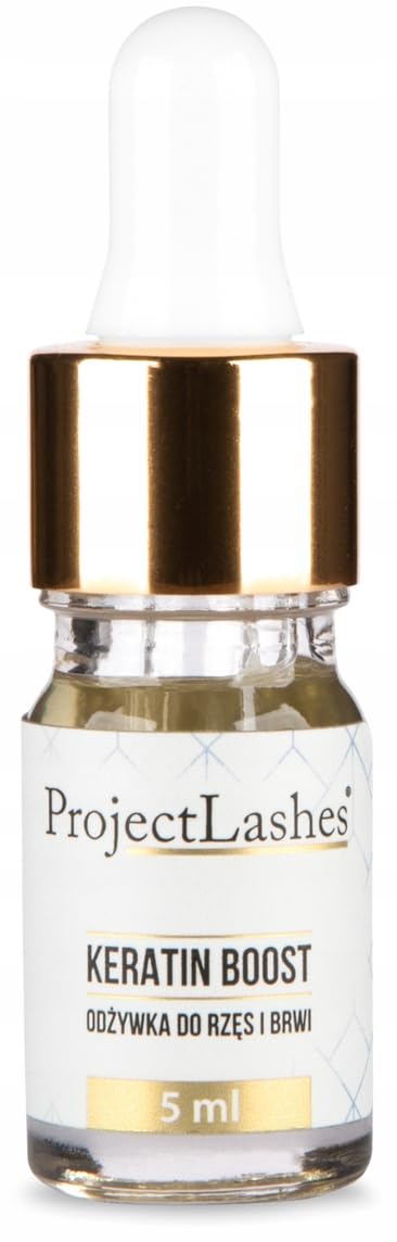 Keratin Serum für Wimpern und Augenbrauen + Applikatoren, Nährende Keratin Pflege mit Malvenextrakt,