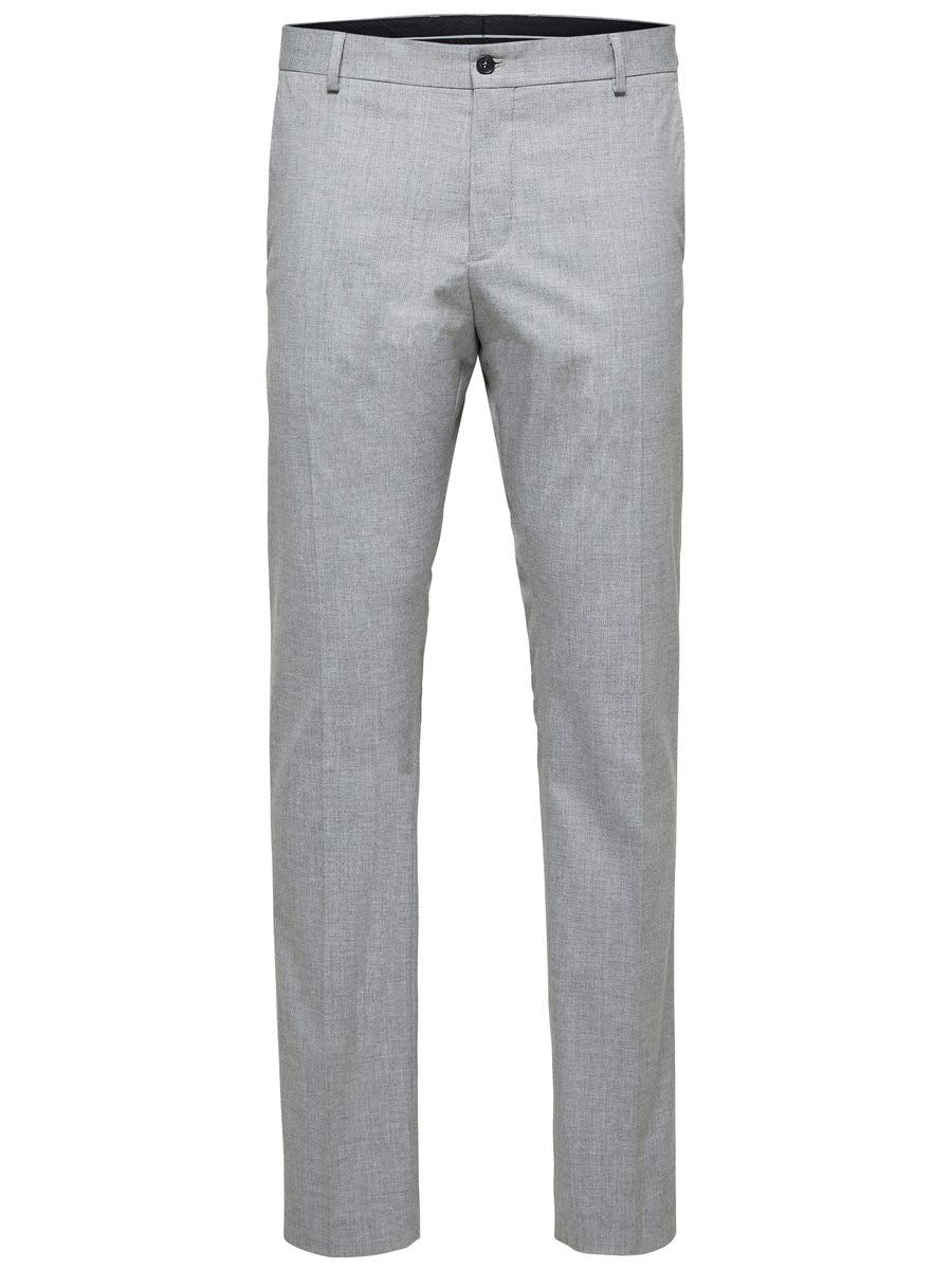 Selected Homme Male Hose Slim Fit 48 Grau (Light Grey Melange), 48 Grau (Light Grey Melange)