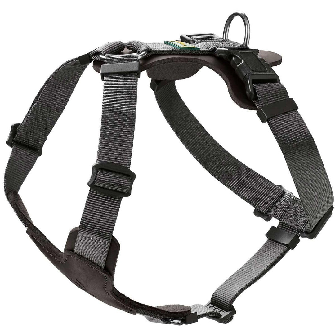 HUNTER AALBORG MIXED Hundegeschirr, M, schwarz/grau, 56 - 81 cm schwarz/grau 56 - 81 cm, schwarz/gra