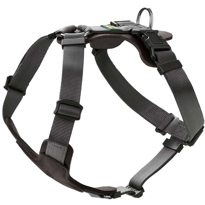 HUNTER AALBORG MIXED Hundegeschirr, M, schwarz/grau, 56 - 81 cm schwarz/grau 56 - 81 cm, schwarz/gra