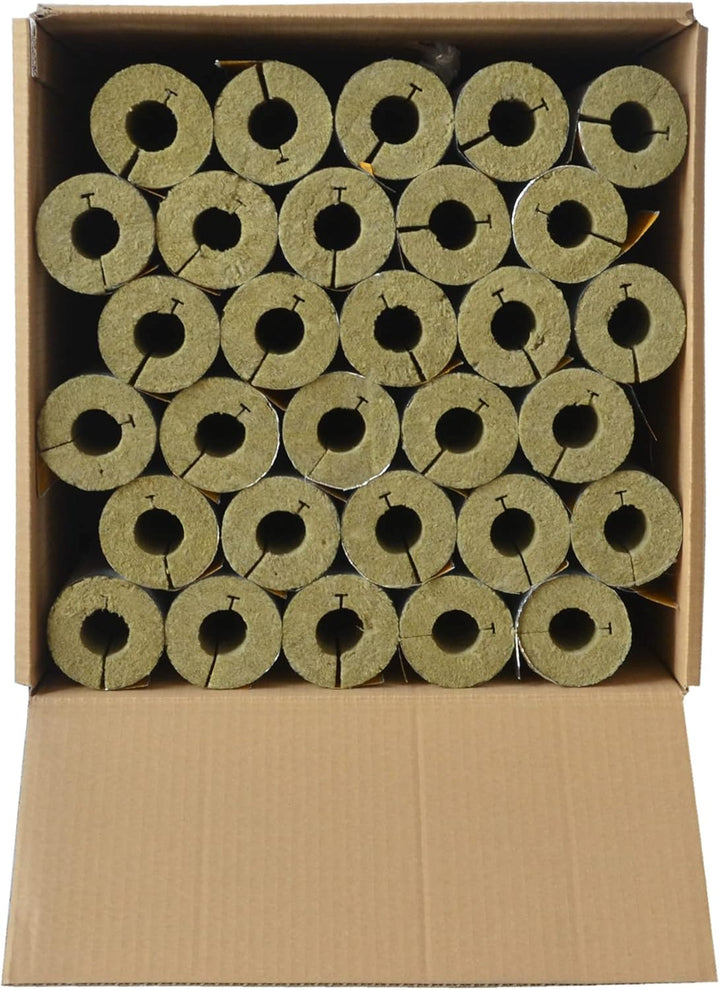 Scorprotect® voller Karton Alukaschierte Rohrschale Rohrisolierung Steinwolle mit 0.040 Wärmeleitfäh