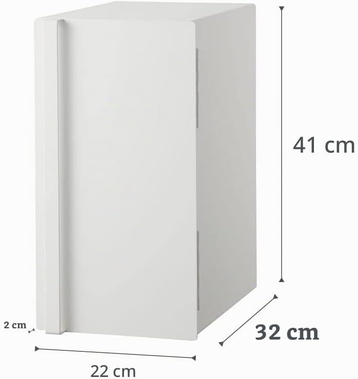 Yamazaki TOWER 5680 Brotkasten hoch Weiss, Weiss
