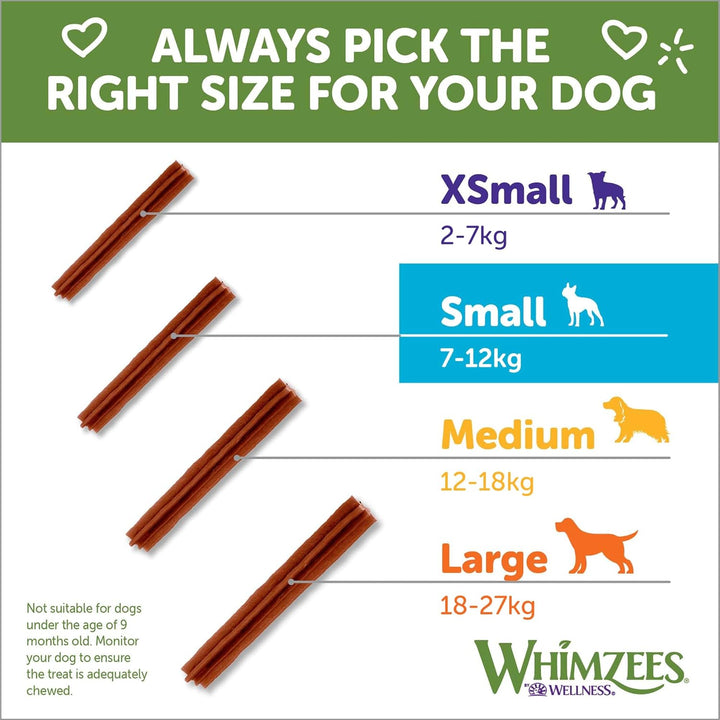 Whimzees Stix grösse S / 150 St. im Display, 1er Pack (1 x 2.25 kg)